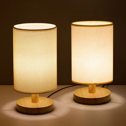 Dimmable LED Table Lamp with Remote – Eco-Friendly Organic Design