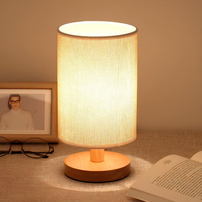 Dimmable LED Table Lamp with Remote – Eco-Friendly Organic Design