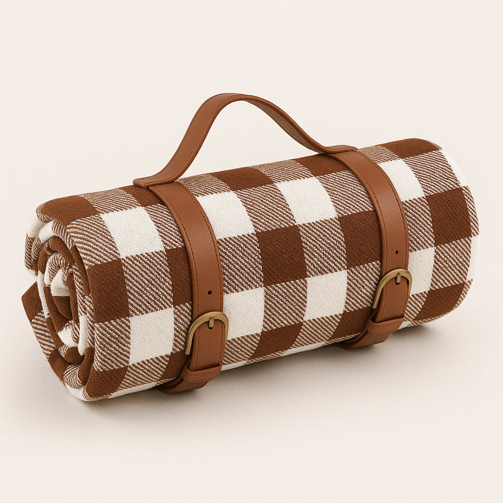 Foldable Waterproof Picnic Mat with Soft Top Layer for Outdoor Comfort