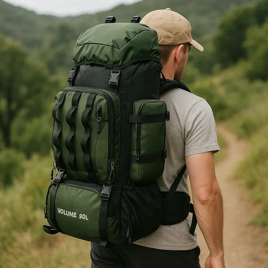 90L Waterproof Hiking Backpack – Lightweight Travel Pack with Ergonomic Design
