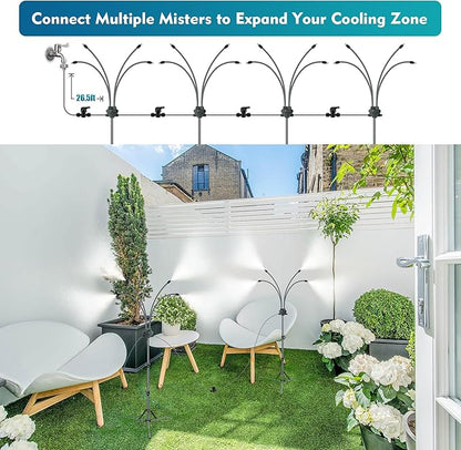 Adjustable Patio Mister for Outdoor Cooling – Versatile Misting System