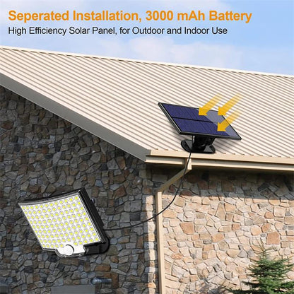 106 LED Motion Sensor Outdoor Solar Light – Adjustable Weatherproof Garden Lighting