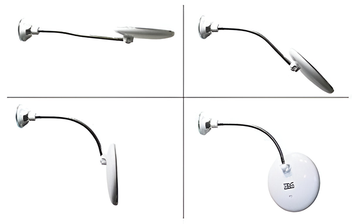 10x Detail Enhancer Mirror with LED Glow and Adjustable Mount