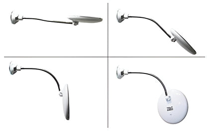 10x Detail Enhancer Mirror with LED Glow and Adjustable Mount