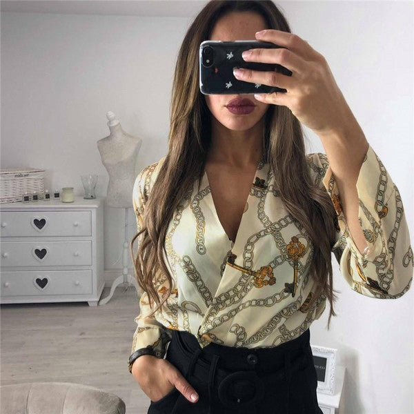 Women’s Long Sleeve Bodysuit in Red, Black, and Beige – Sizes S to XL