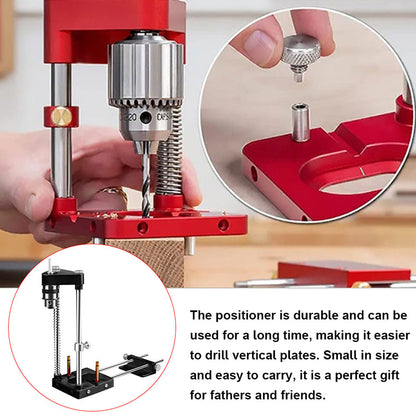 Precision Drill Guide for Woodworking with 2-Inch Capacity