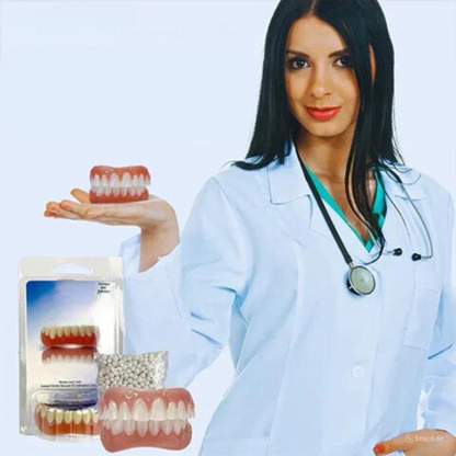 Custom Fit Silicone Denture Stabilization Kit for Comfort
