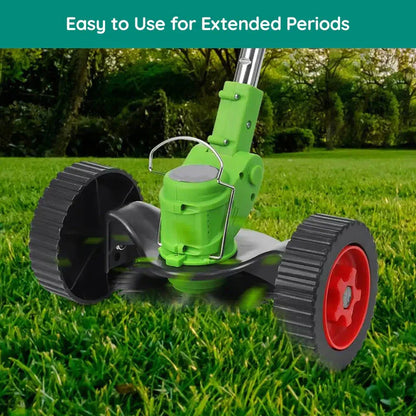 24V Cordless Grass Cutter with Telescopic Handle and Three Blades