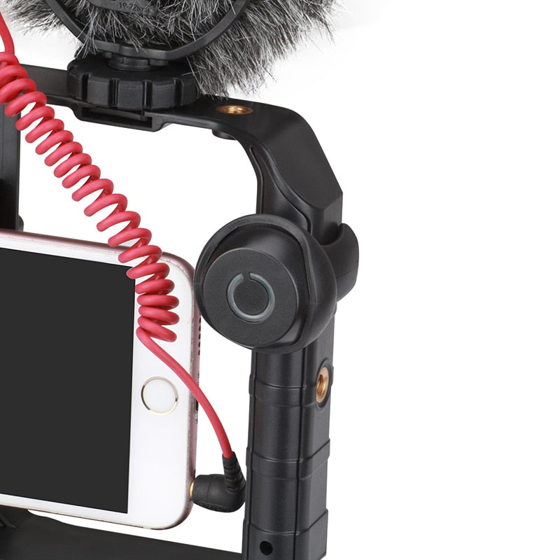 Smartphone Video Stabilizer Rig with Versatile Mounting Options