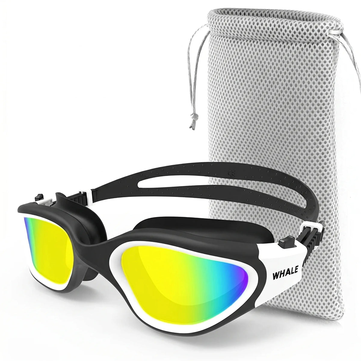 Curved Lens Polarized Swimming Goggles for Clear Vision and Comfort