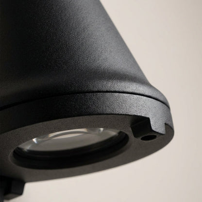 Contemporary Outdoor Wall Light with Warm Glow | Sturdy Metal Construction for Relaxing Nights