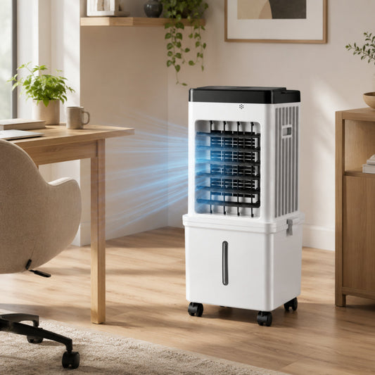 12000 BTU Portable Air Cooler with Remote – Evaporative Unit for 550 sq ft