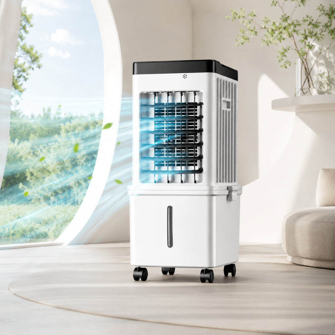 12000 BTU Portable Air Cooler with Remote – Evaporative Unit for 550 sq ft