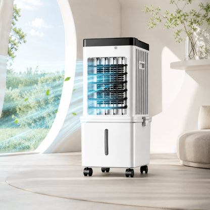 12000 BTU Portable Air Cooler with Remote – Evaporative Unit for 550 sq ft