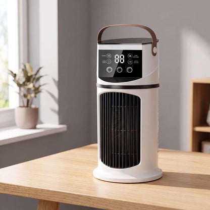 Compact Misting Fan – Portable Air Cooler for Quiet Workspaces