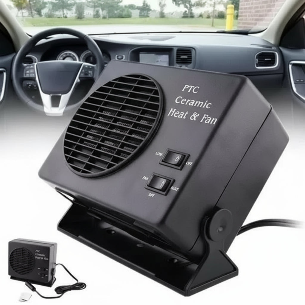12V Electric Heater Fan for Cars – Compact Portable Winter Defroster