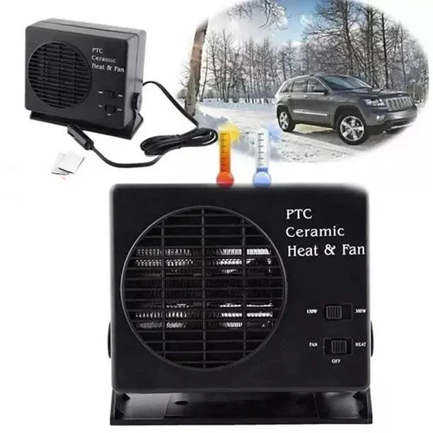 12V Electric Heater Fan for Cars – Compact Portable Winter Defroster