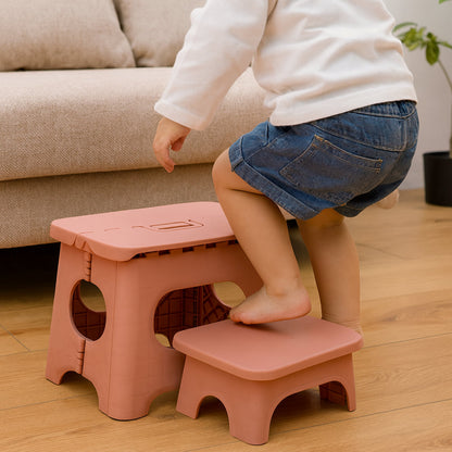 Lightweight Folding Step Stool with Handle for Convenient Access