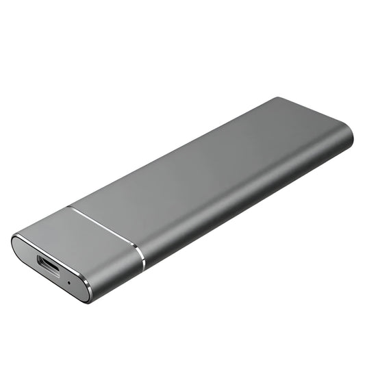 500GB Slim Aluminum External Hard Drive – Portable USB File Storage