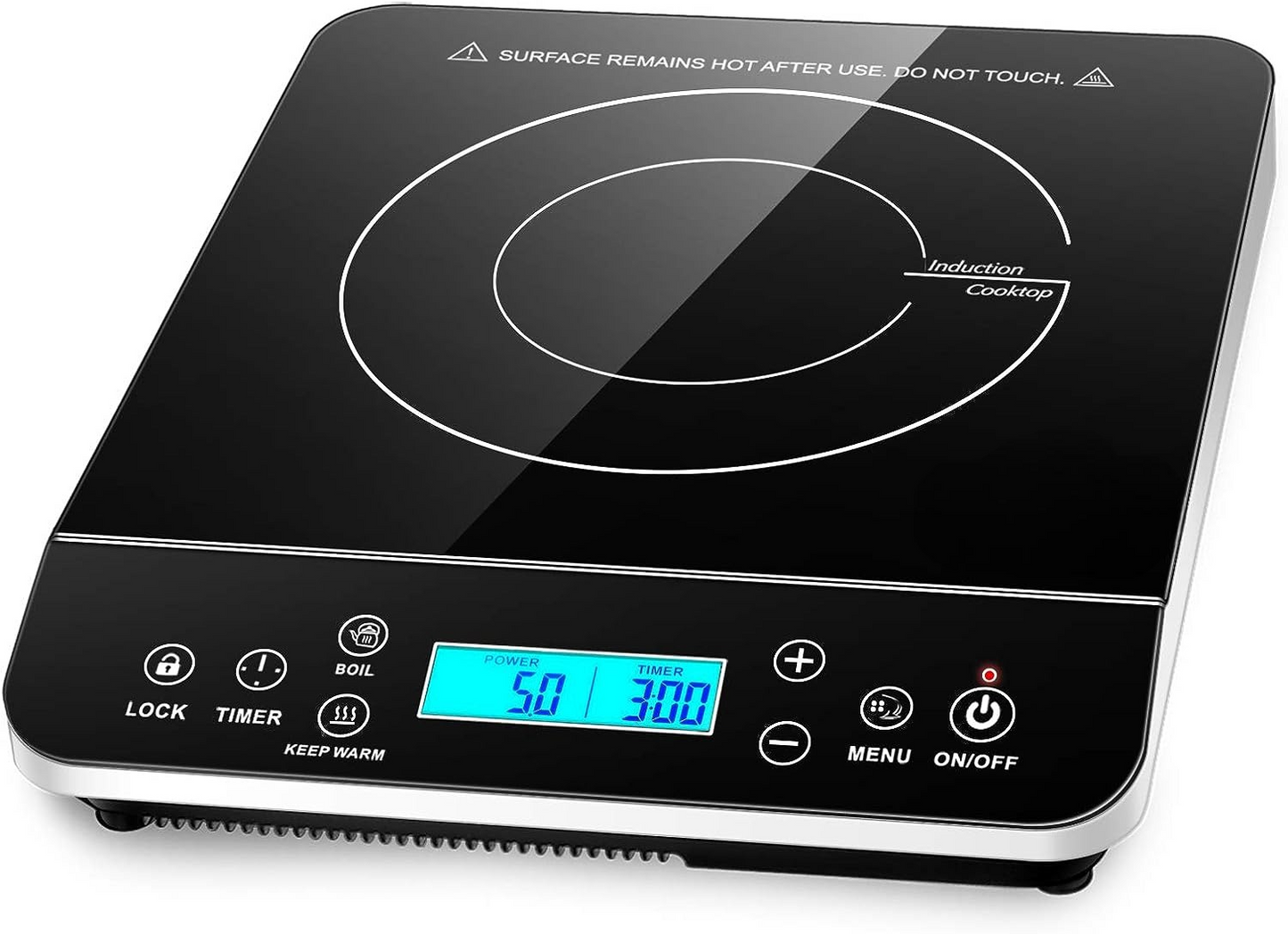 Compact Induction Cooktop for Versatile Cooking with Precise Temperature Control