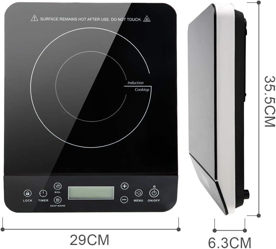 Compact Induction Cooktop for Versatile Cooking with Precise Temperature Control