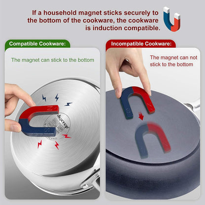 Compact Induction Cooktop for Versatile Cooking with Precise Temperature Control