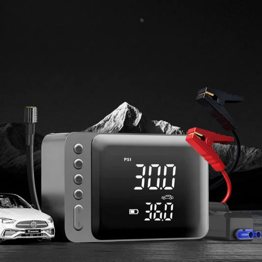 4000A Car Jump Starter with Air Pump – Portable Roadside Assistance Tool