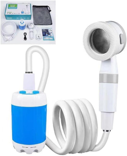 Rechargeable Battery Outdoor Shower – Adjustable Spray for Camping, Beach, Gardening