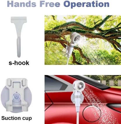 Rechargeable Battery Outdoor Shower – Adjustable Spray for Camping, Beach, Gardening