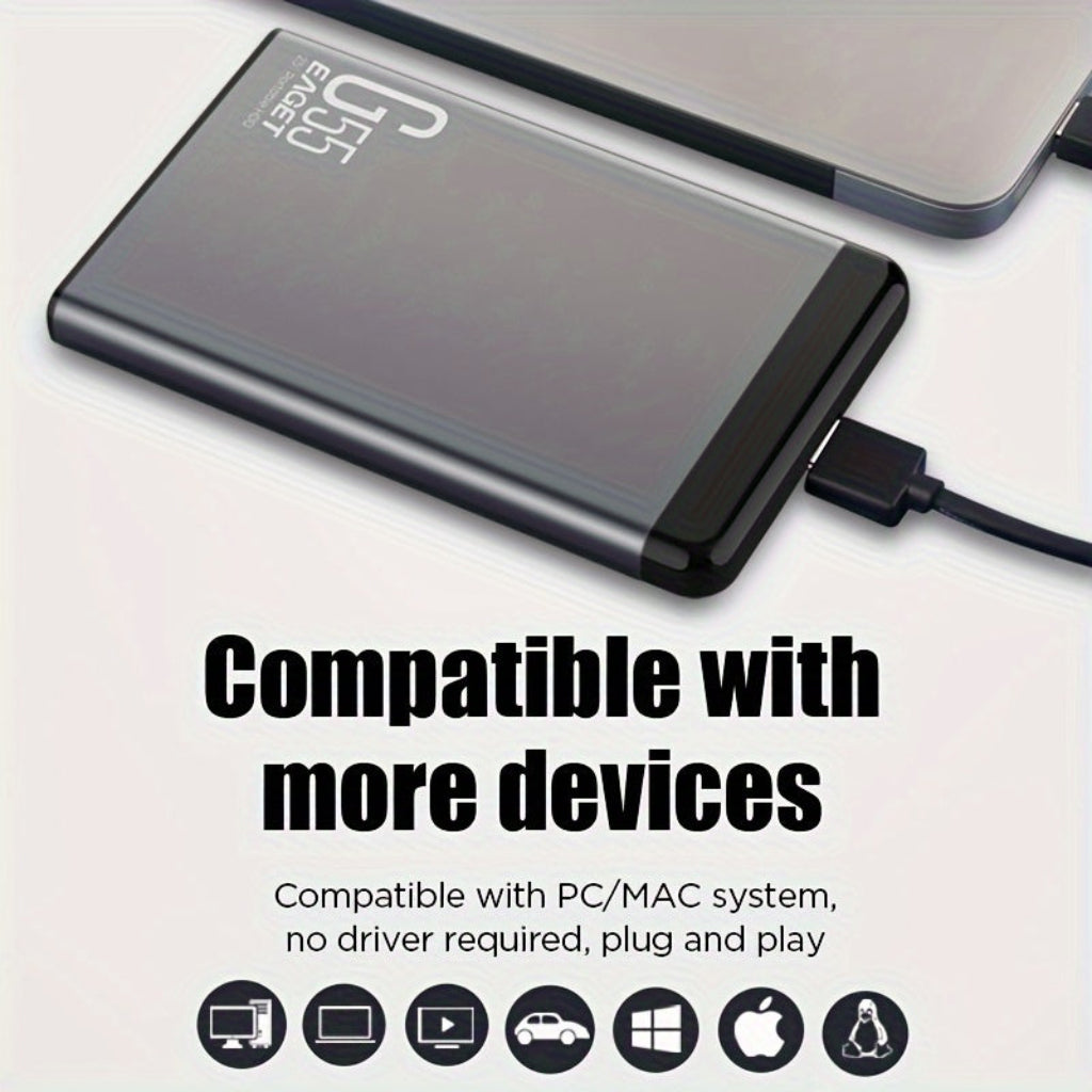 Slim Portable External Hard Drive – Efficient SSD for Daily Storage