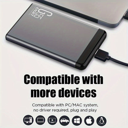 Slim Portable External Hard Drive – Efficient SSD for Daily Storage
