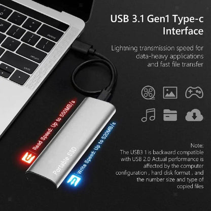 Compact External Hard Drive – Portable SSD for Fast Data Transfer