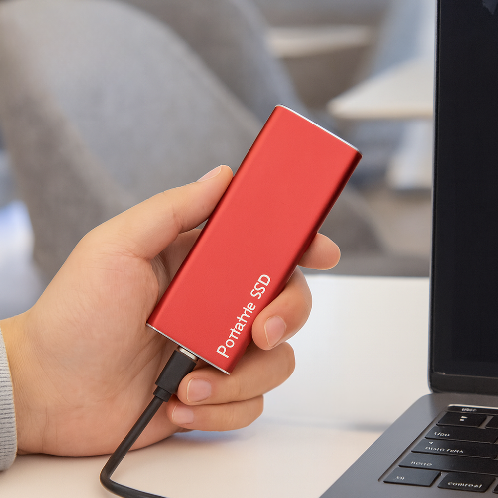 Compact External Hard Drive – Portable SSD for Fast Data Transfer