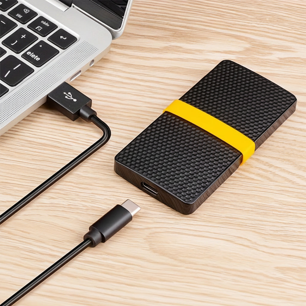 Slim External Hard Drive – Portable USB Type-C SSD for Easy Backup