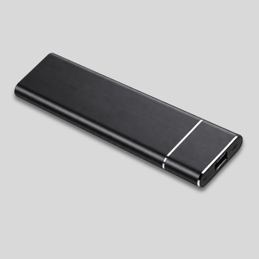 500GB External Hard Drive - Lightweight Aluminum Portable Storage with Fast Transfer