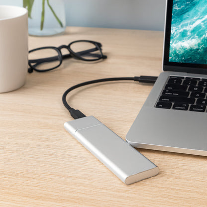 500GB External Hard Drive - Lightweight Aluminum Portable Storage with Fast Transfer