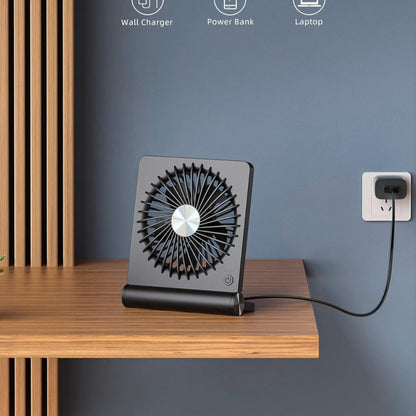 Compact Foldable USB Fan – Quiet Personal Cooling Solution