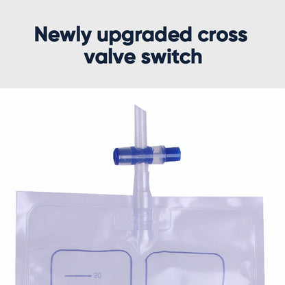 Travel-Friendly Silicone Urine Collector – 1000ml Portable Urinal System