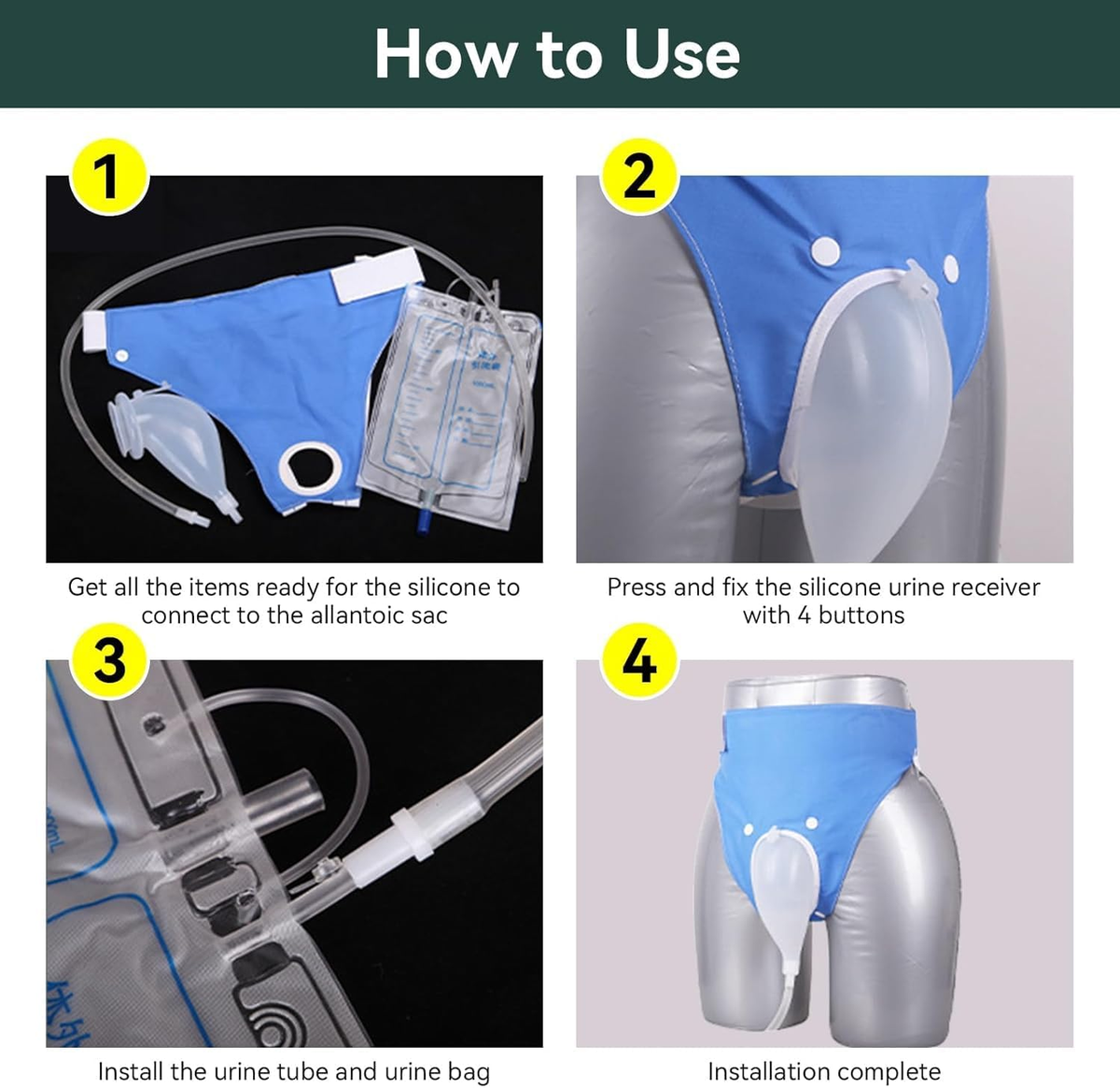 Hands-Free Portable Urine Collection System with Comfortable Waist Design