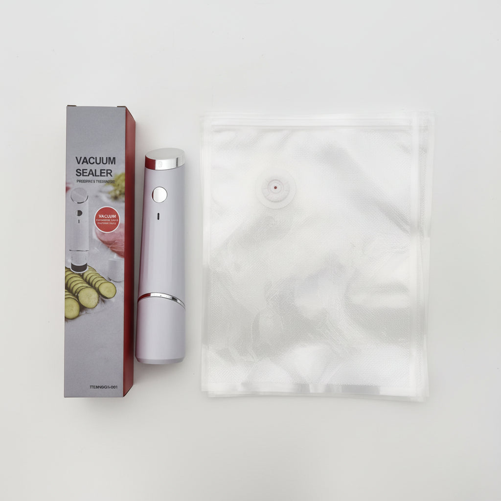 Compact Food Saver Vacuum Sealer Machine with USB Rechargeable Design