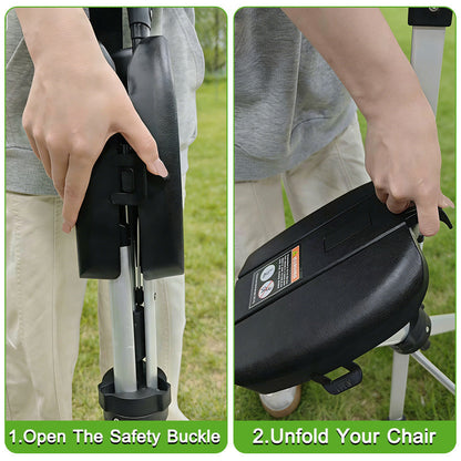 Folding Walking Cane with Adjustable Height – Lightweight Portable Design