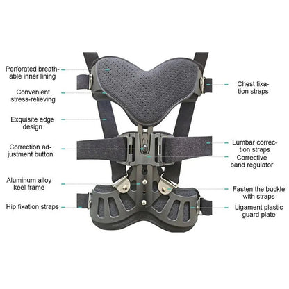 Adjustable Spinal Support for Improved Posture and Daily Comfort