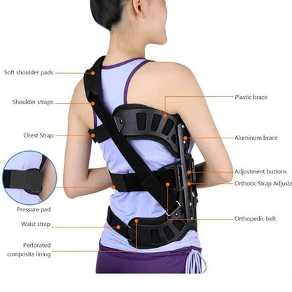 Adjustable Spinal Support for Improved Posture and Daily Comfort