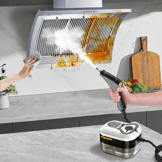 2500W High Pressure Steam Cleaner – 5 Brush Heads for Home & Vehicle Cleaning
