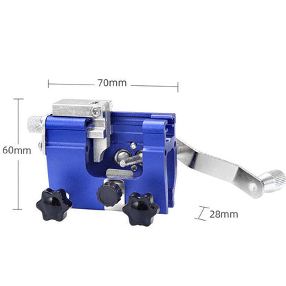 Chainsaw Chain Sharpener Tool with Simple Clamping System for Improved Efficiency
