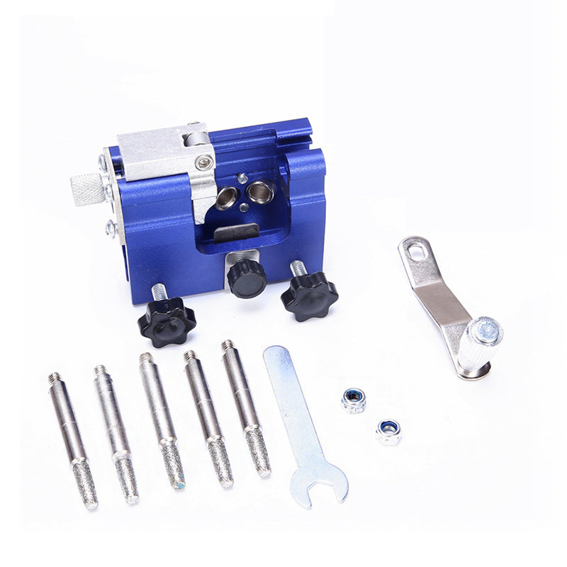 Chainsaw Chain Sharpener Tool with Simple Clamping System for Improved Efficiency