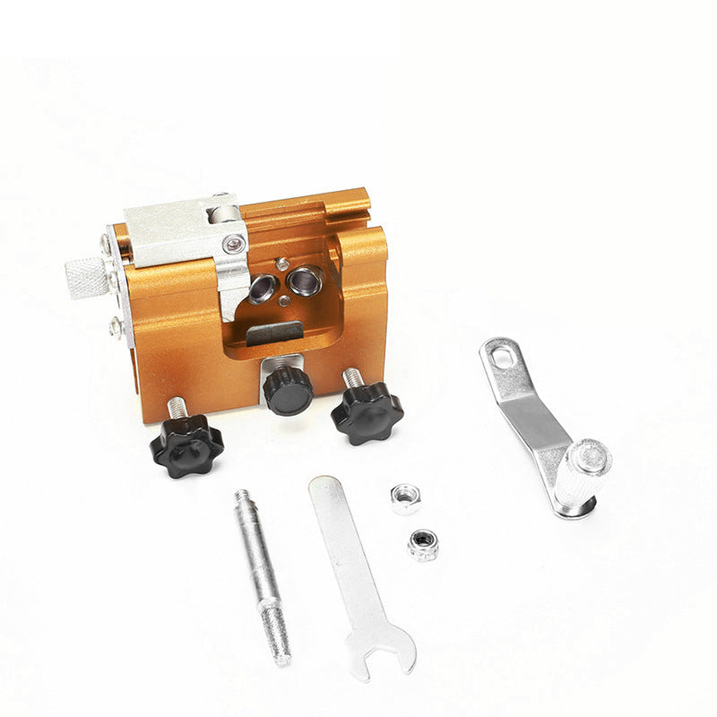 Chainsaw Chain Sharpener Tool with Simple Clamping System for Improved Efficiency