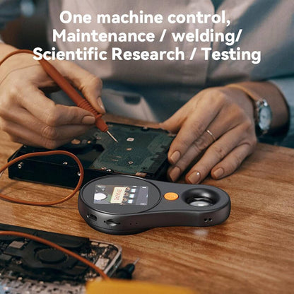 500X Handheld Microscope with 2MP Camera for Coin and Jewelry Analysis