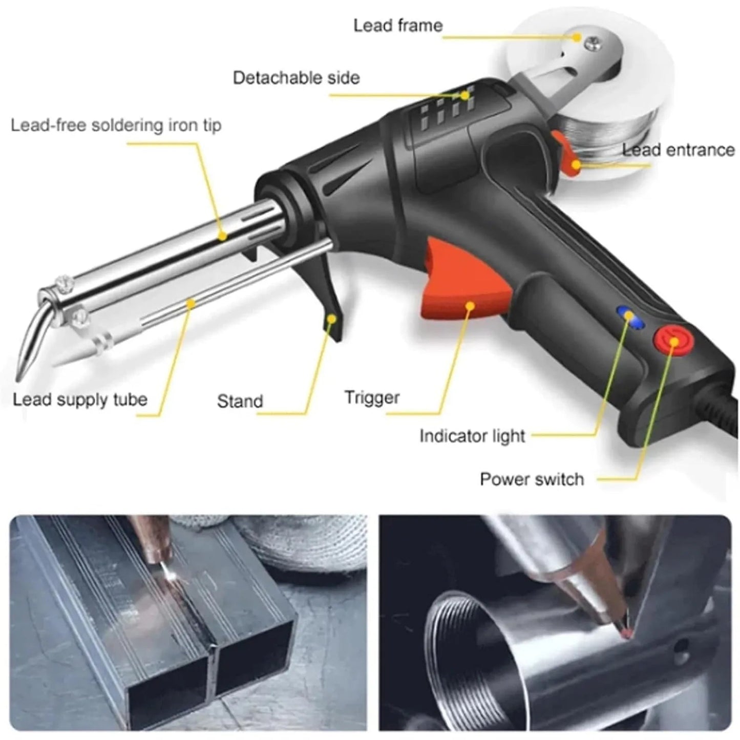 High-Performance Soldering Iron for Electronics Repairs – Ergonomic Design with Fast Heating