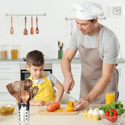 Set of Wooden Cooking Tools for Kitchen Use
